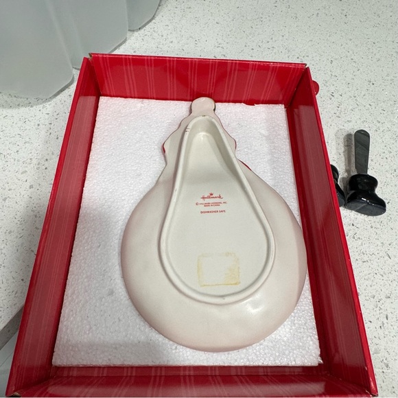 Vintage Hallmark Christmas Snowman Cheeseball Dish, Spreader Serving Dish - Picture 6 of 8